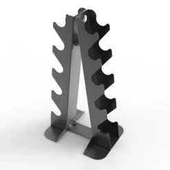 010Fitness Space-Saving A-Frame Dumbbell Rack for Home & Gym Storage