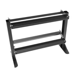 010Fitness Dumbbell Storage Rack – 2-Tier Heavy-Duty Steel Free Weight Storage Stand