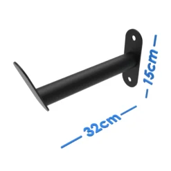 Alternative view of 010Fitness Battle Rope / Strap Wall Mountable Storage Hook