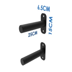 Alternative view of 010Fitness Wall Mounted Weight Plate Holder for 2 inch(51.8mm) Olympic Weight Plate-2 Pack