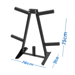 Alternative view of 010Fitness Olympic Weight Plate Stand for 2 Inch (50mm) Plates