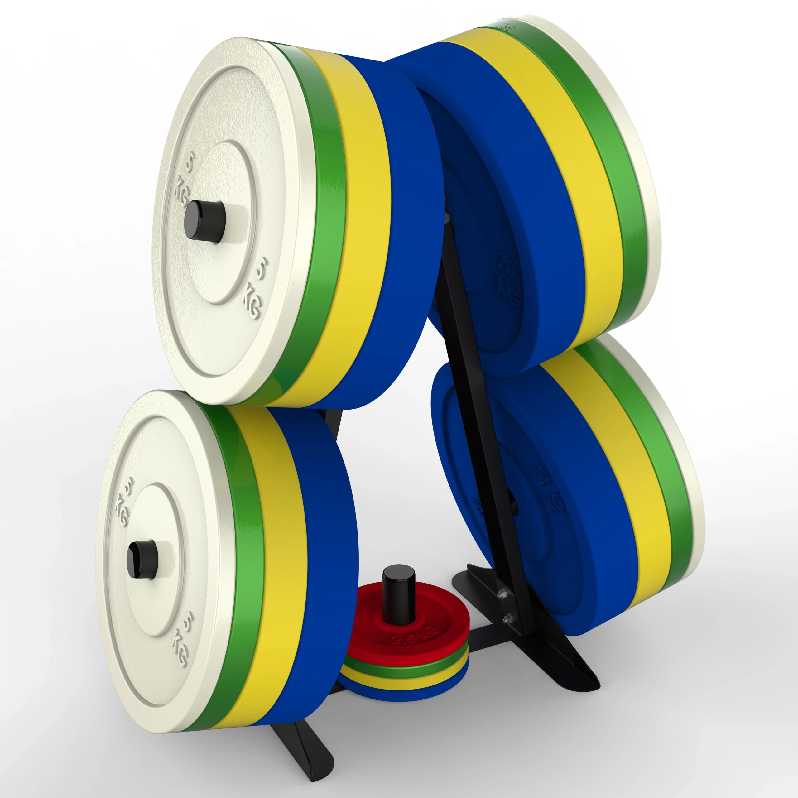 010Fitness Olympic Weight Plate Stand for 2 Inch (50mm) Plates - Image 4