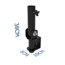 Alternative view of 010Fitness Barbell Landmine Insert Attachment with Wall Mountable Bracket