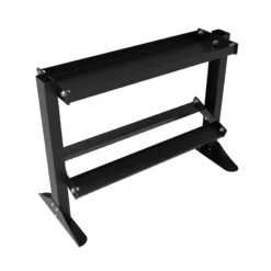 010Fitness 2 Tier Kettlebell Dumbbell Weight Rack Storage Stand