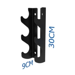 Alternative view of 010Fitness Horizontal Wall Mount Barbell Hooks / Gun Rack Barbell Storage