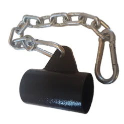 010Fitness T-Bar Barbell Eyelet Attachment for 2 inch Olympic Bar with Chain