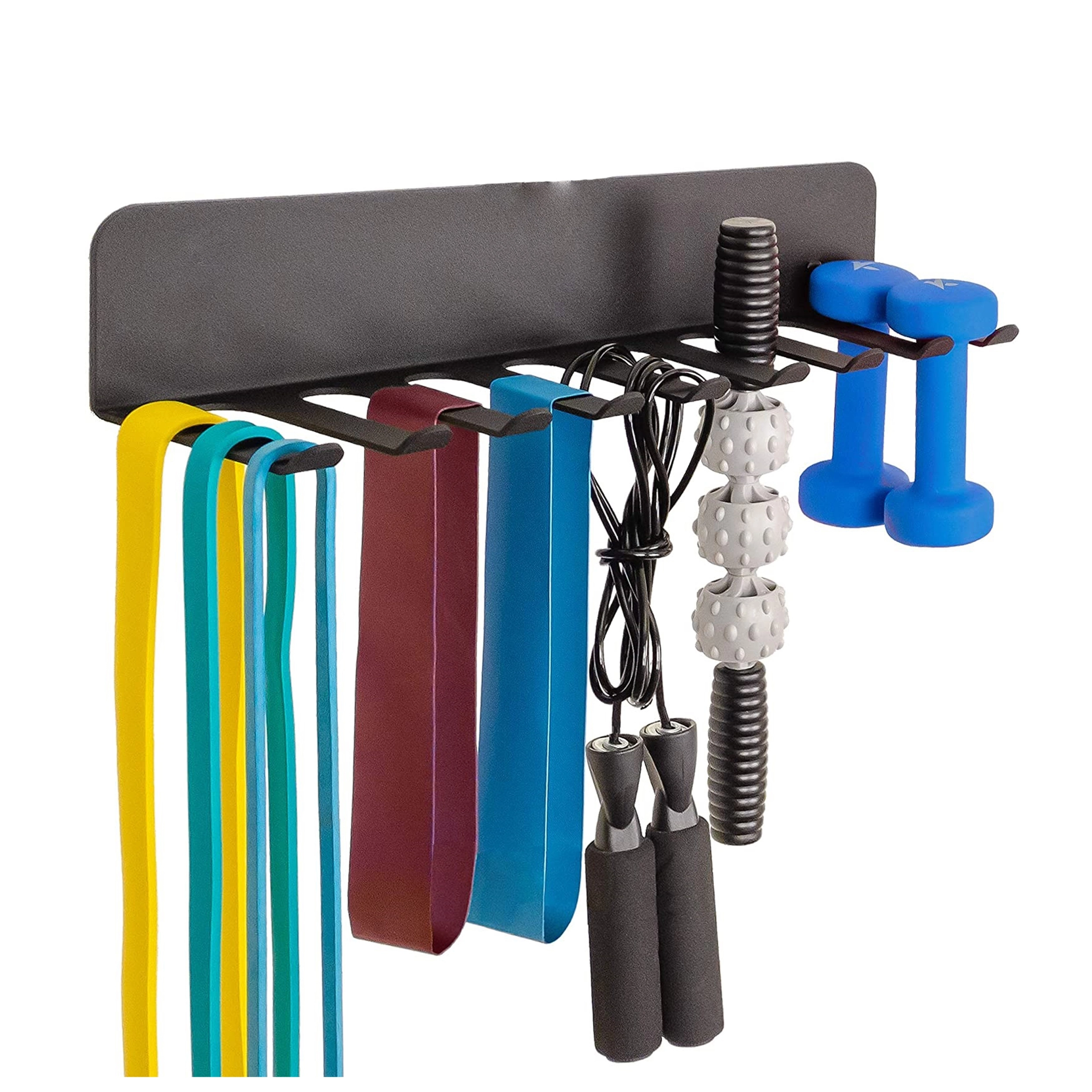 010Fitness Multi-Purpose Gym Rack Organizer with 9 Hooks - Image 5